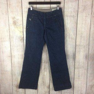 Diesel Women's Size 28 Bootik Wide Leg Cotton Denim Trouser Jeans Made in Italy
